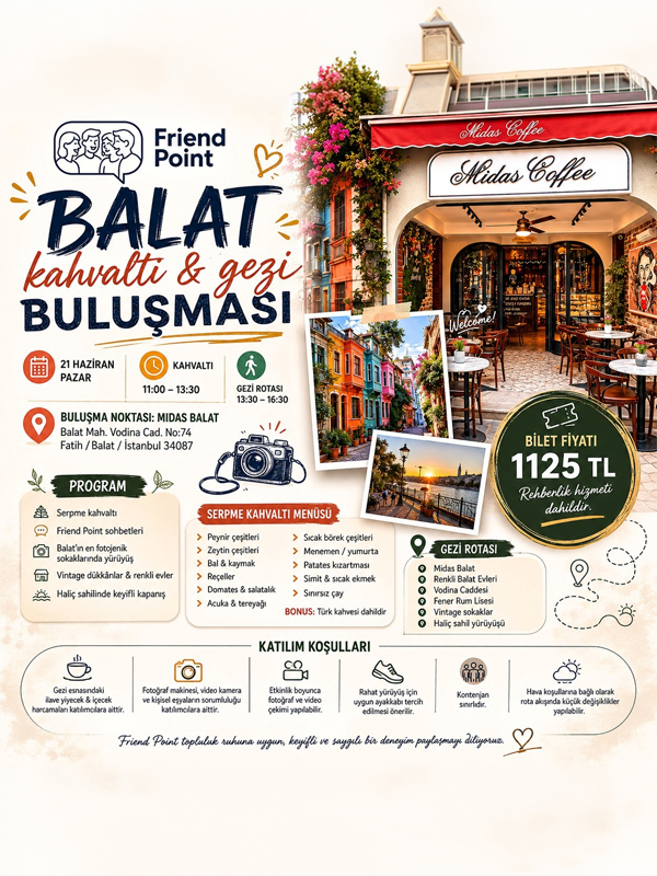 Balat Kahvaltı & Gezi Buluşması