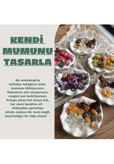 Auroray Art İle Kendi Mumunu Tasarla Workshop