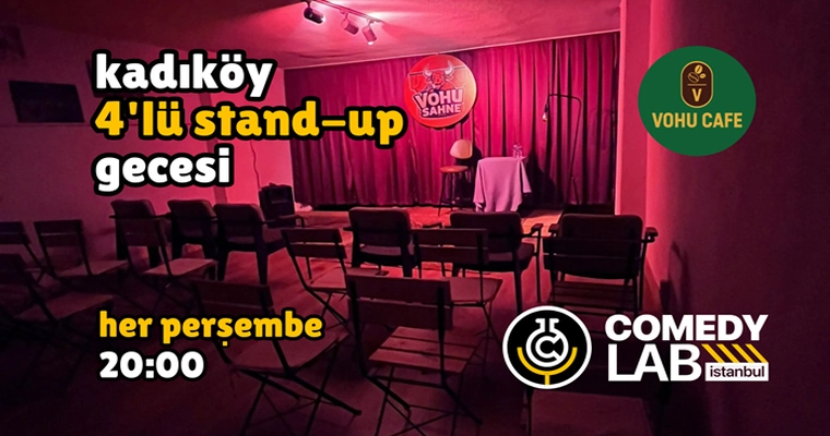 Kadıköy 4'lü Stand-up Gecesi - Comedy Lab Istanbul