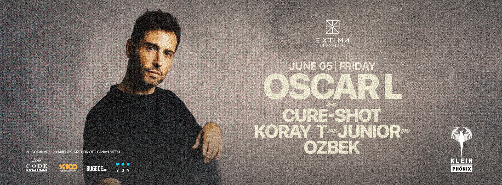 Oscar L + Cure-Shot + Koray T b2b Junior (TR) + Ozbek | Klein Phönix