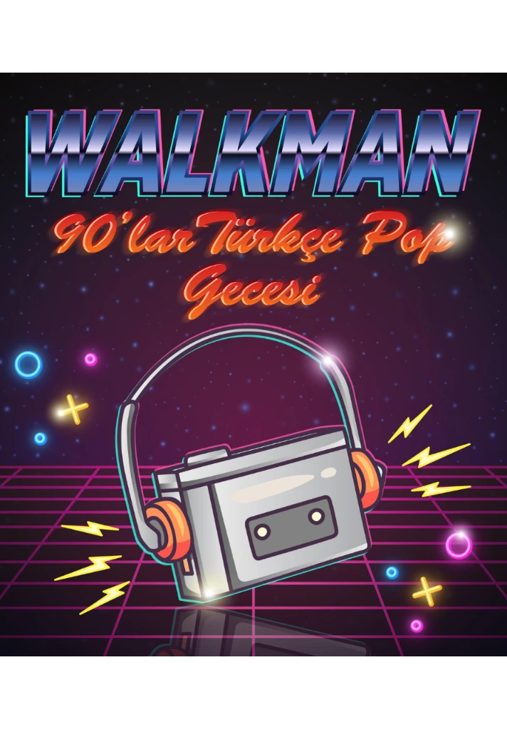 Walkman 90’lar 2000’ler Türkçe Pop Partisi