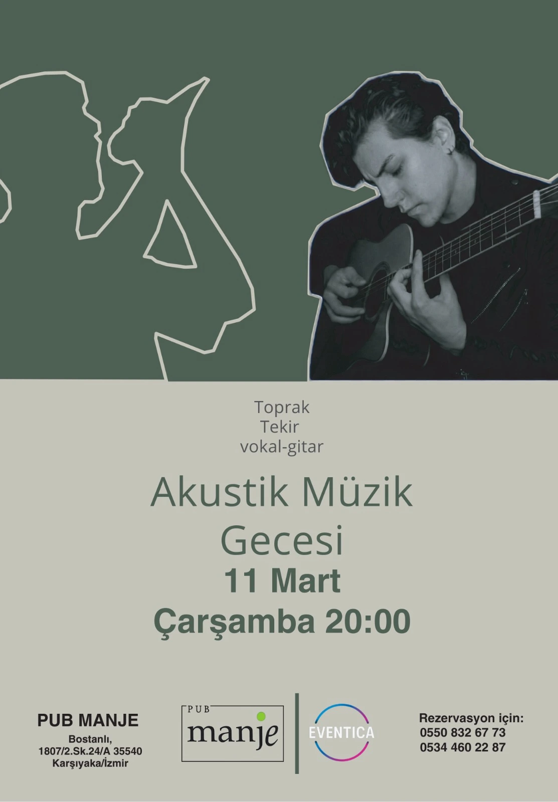 Toprak Tekir ile Akustik Canlı Müzik Gecesi