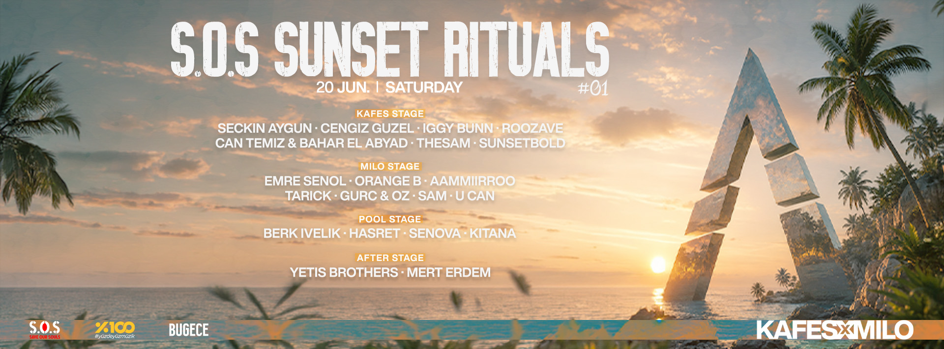 S.O.S SUNSET RITUALS #01 AT KAFES X MILO