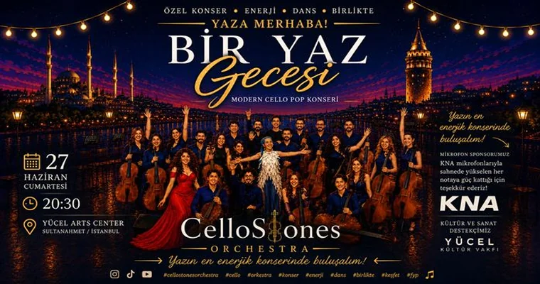 CelloStones Orchestra ile Bir Yaz Gecesi