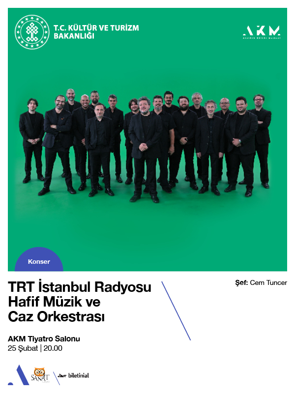 TRT İstanbul Radyosu Hafif Müzik ve Caz Orkestrası Konseri