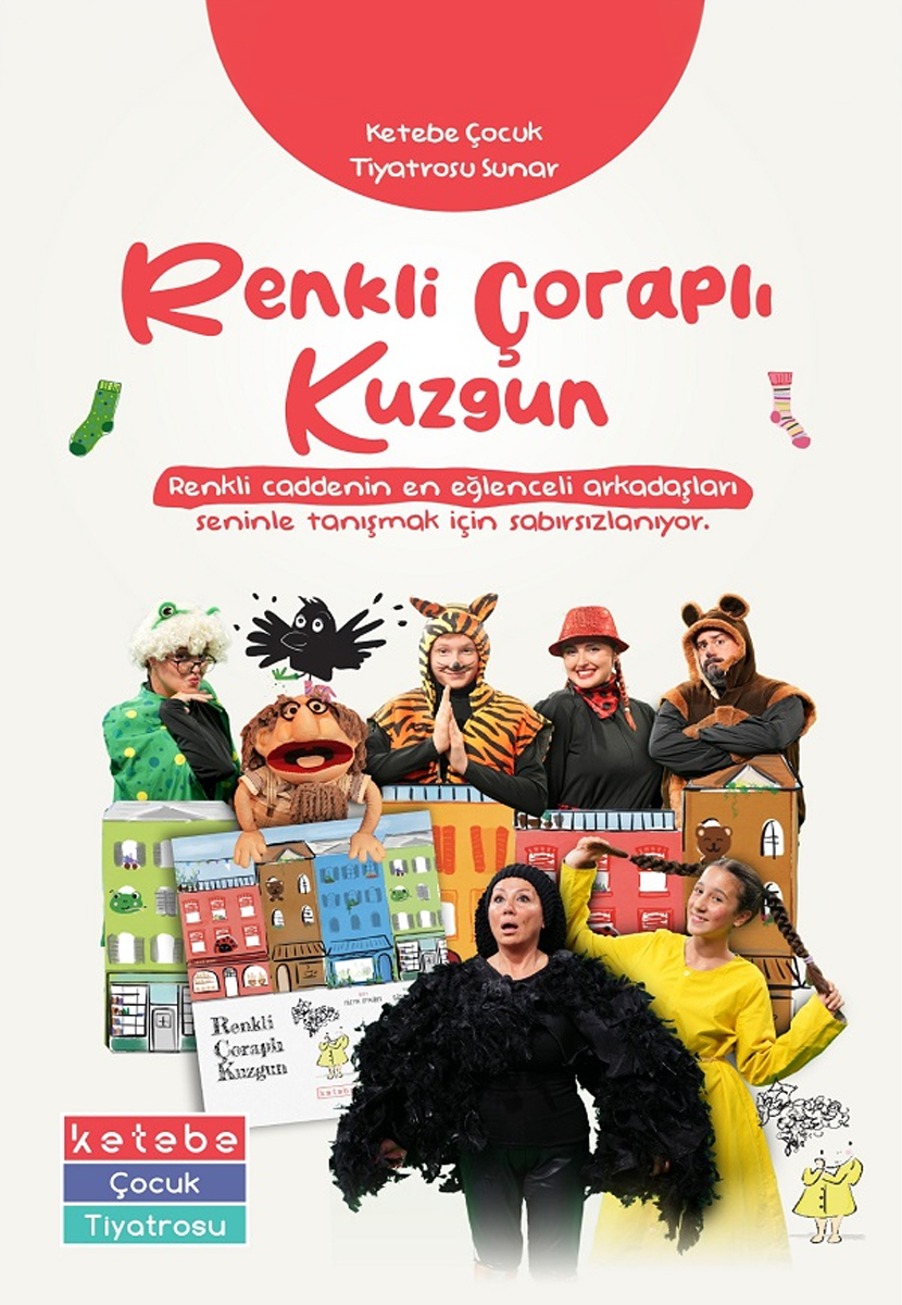 Renkli Çoraplı Kuzgun