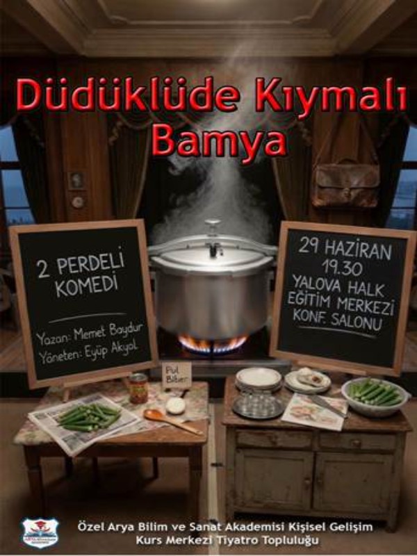 Düdüklüde Kıymalı Bamya
