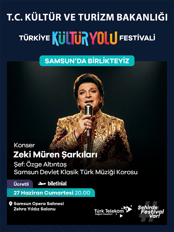 Zeki Müren Şarkıları - Samsun Kültür Yolu Festivali