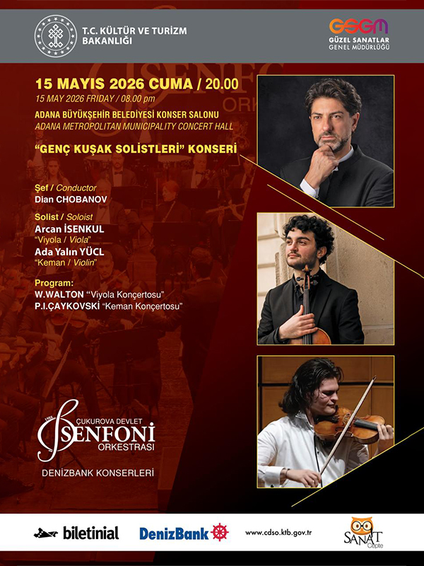 Çukurova Devlet Senfoni Orkestrası 15 Mayıs Konseri