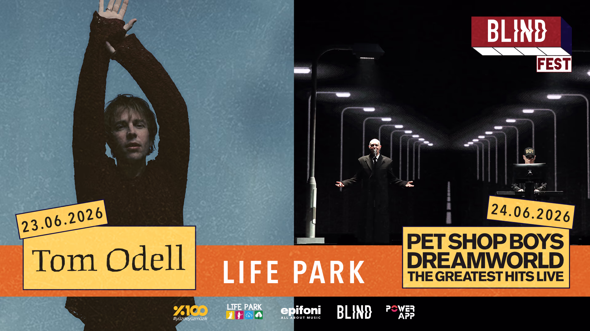 %100 Müzik Sunar: Blind Fest Kombine Biletleri
