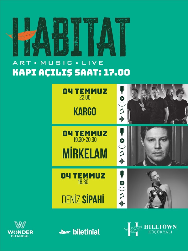 HABITAT Art Music Live-Deniz Sipahi-Mirkelam-Kargo
