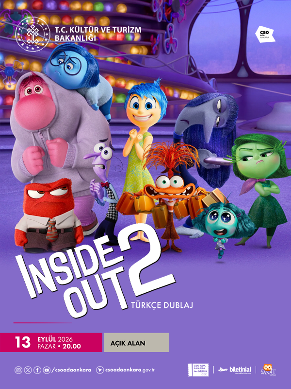 Açık Hava Sineması - Inside Out 2 / Ters Yüz 2 (Türkçe Dublaj)
