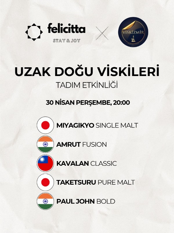 Uzak Doğu Viskileri Tadım Etkinliği