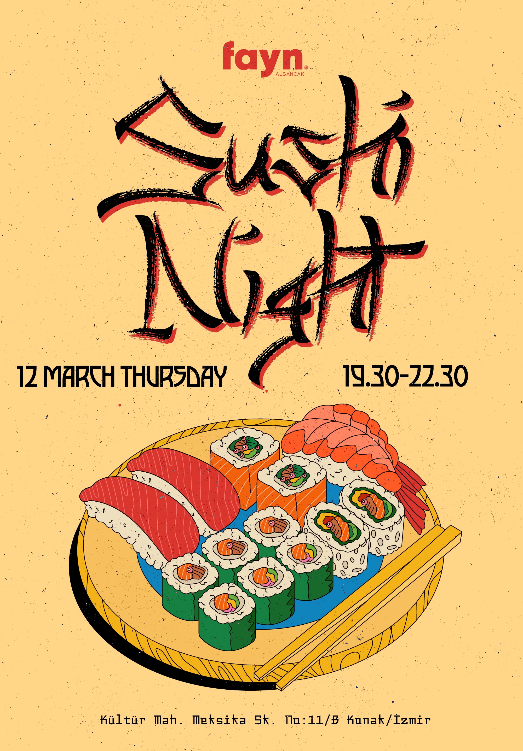 FAYN ALSANCAK SUSHI NIGHT