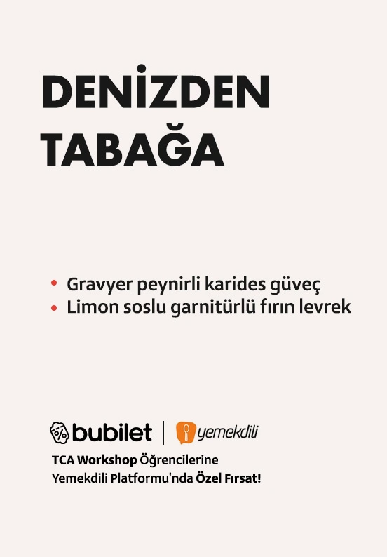 TCA | Denizden Tabağa