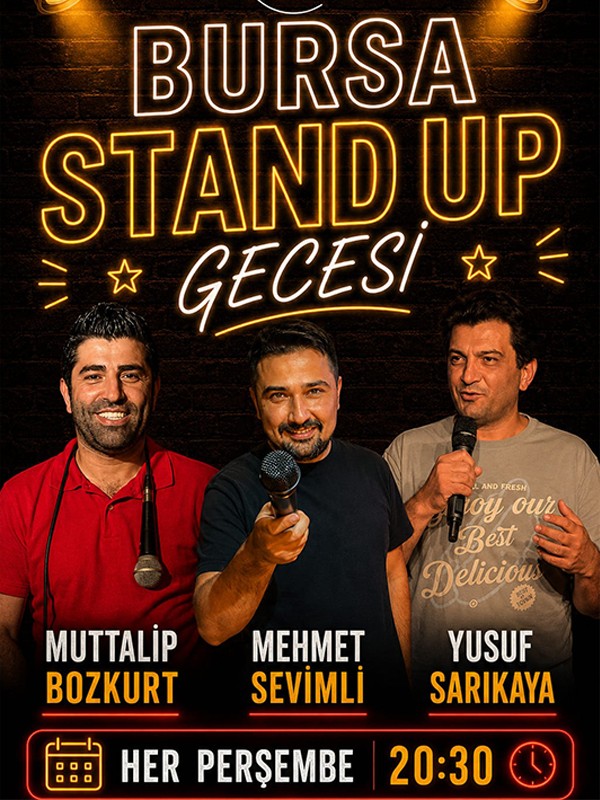 Bursa Üçlü Stand up Gecesi