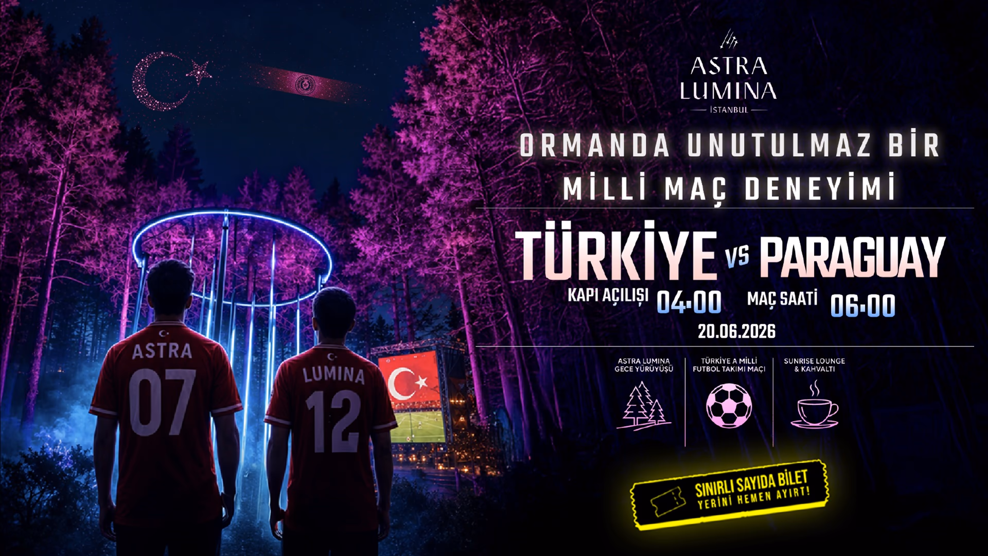 Astra Lumina İstanbul - Milli Maç Deneyimi - Türkiye - Paraguay