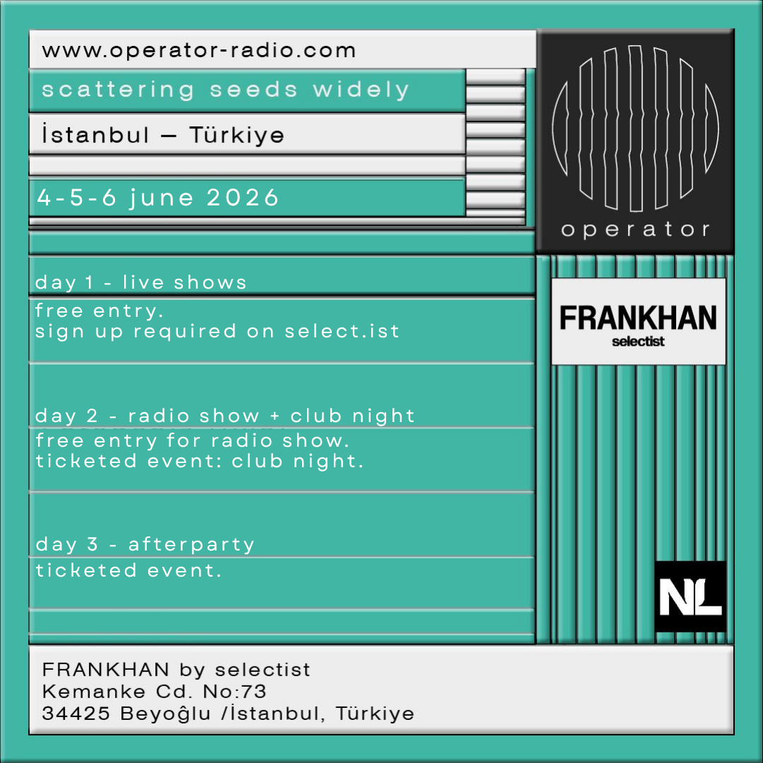 Scattering Seeds Widely Day 3 After Party | Operator Radio x Frankhan by Selectist
