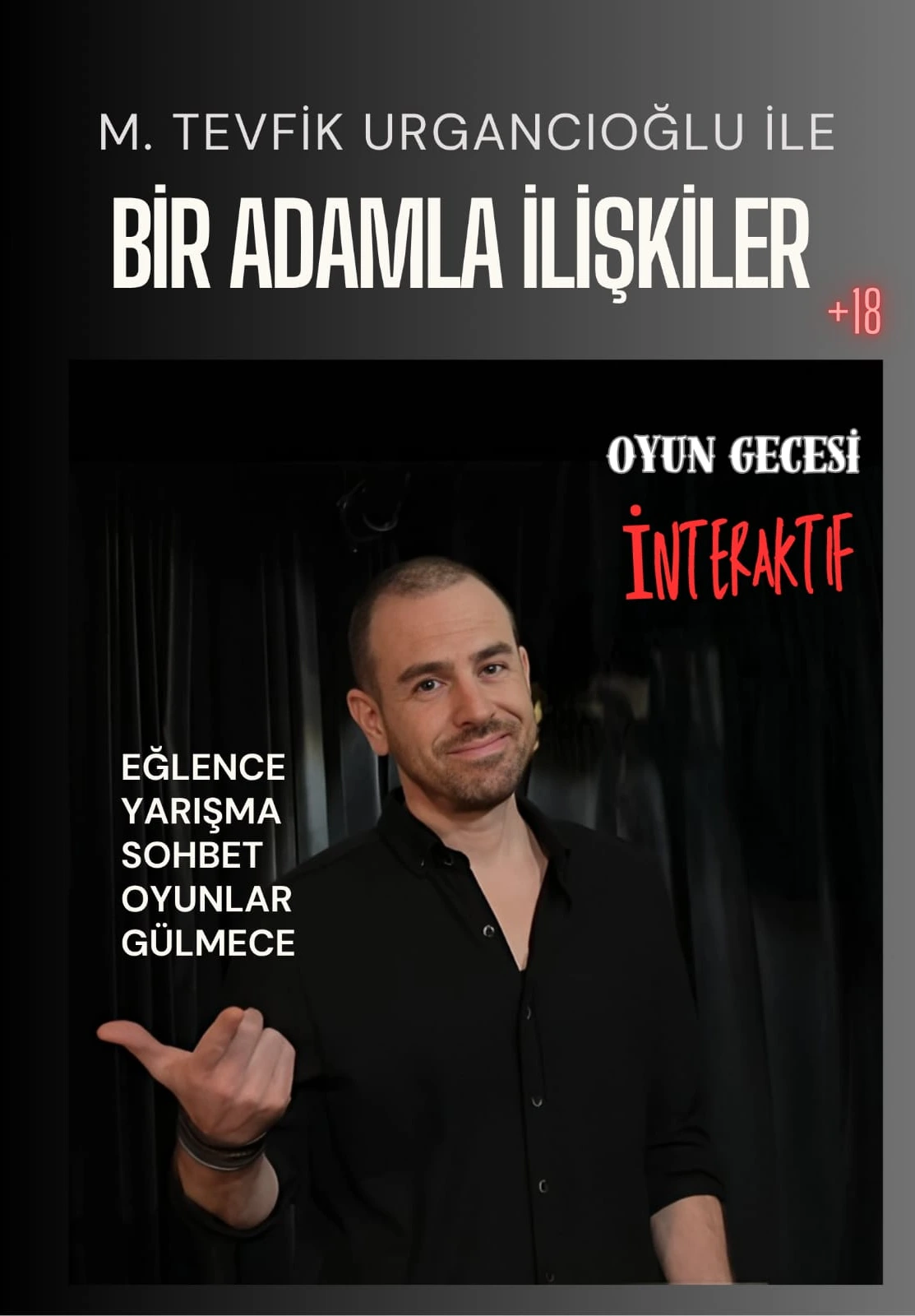 M.Tevfik Urgancıoğlu- Bir Adamla İlişkiler - İnteraktif Oyun Gecesi