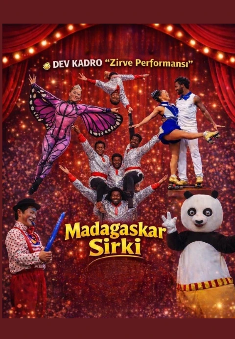 Madagaskar Sirki - Büyülü Dünya Turu