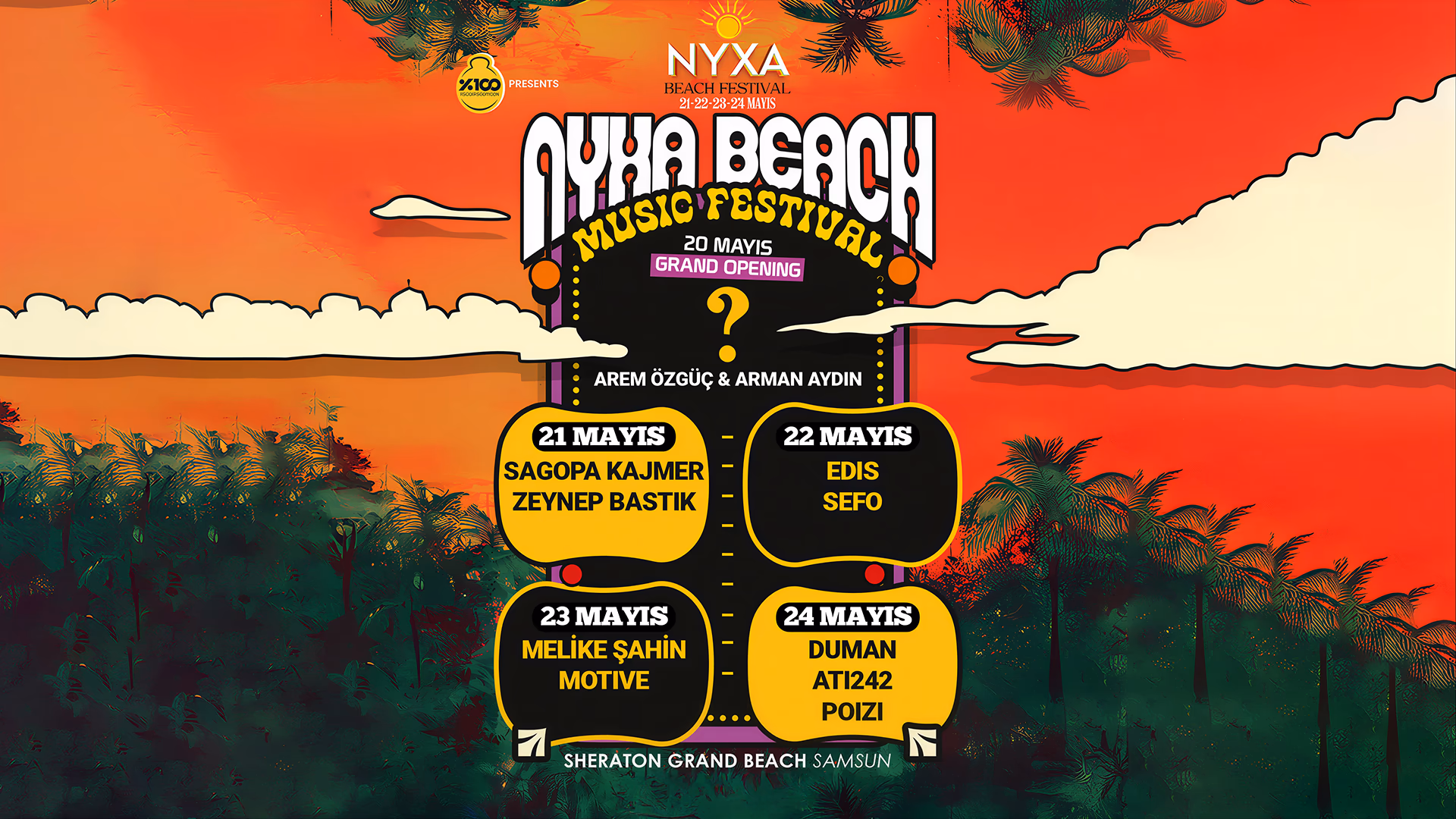 NYXA Beach Festival 23 Mayıs : Melike Şahin - Motive