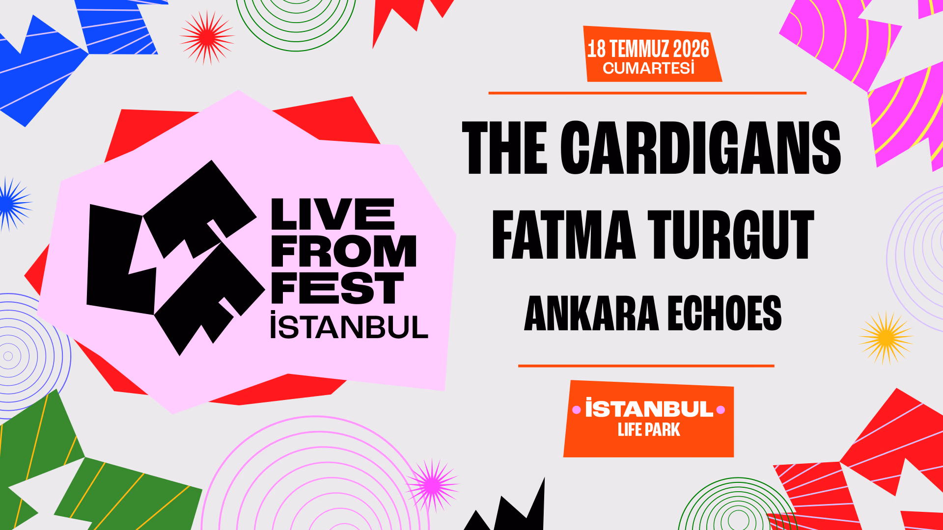 LFF The Cardigans, Fatma Turgut, Ankara Echoes