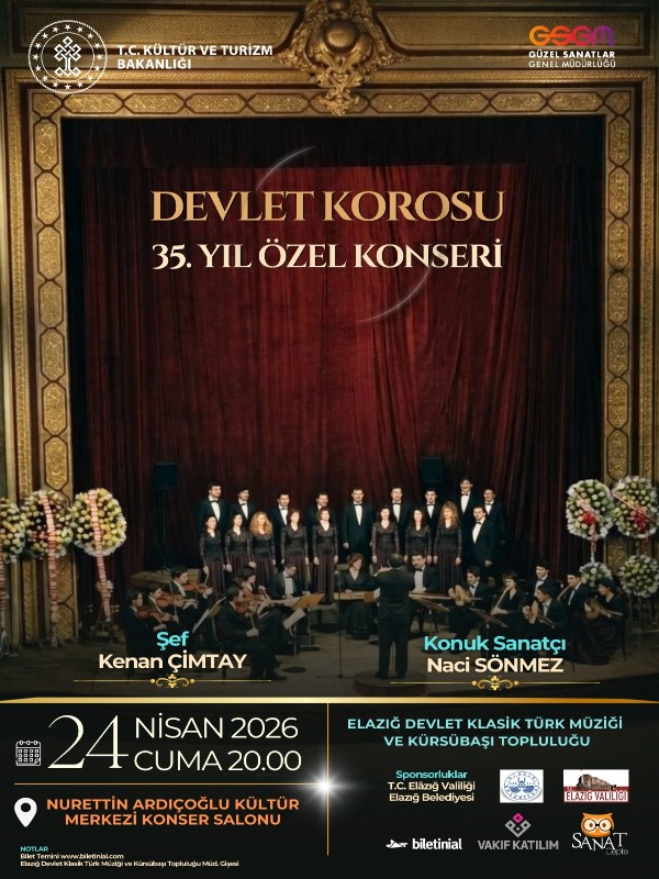 Devlet Korosu 35. Yıl Özel Konseri - Elazığ Devlet Klasik Türk Müziği ve Kürsübaşı Topluluğu
