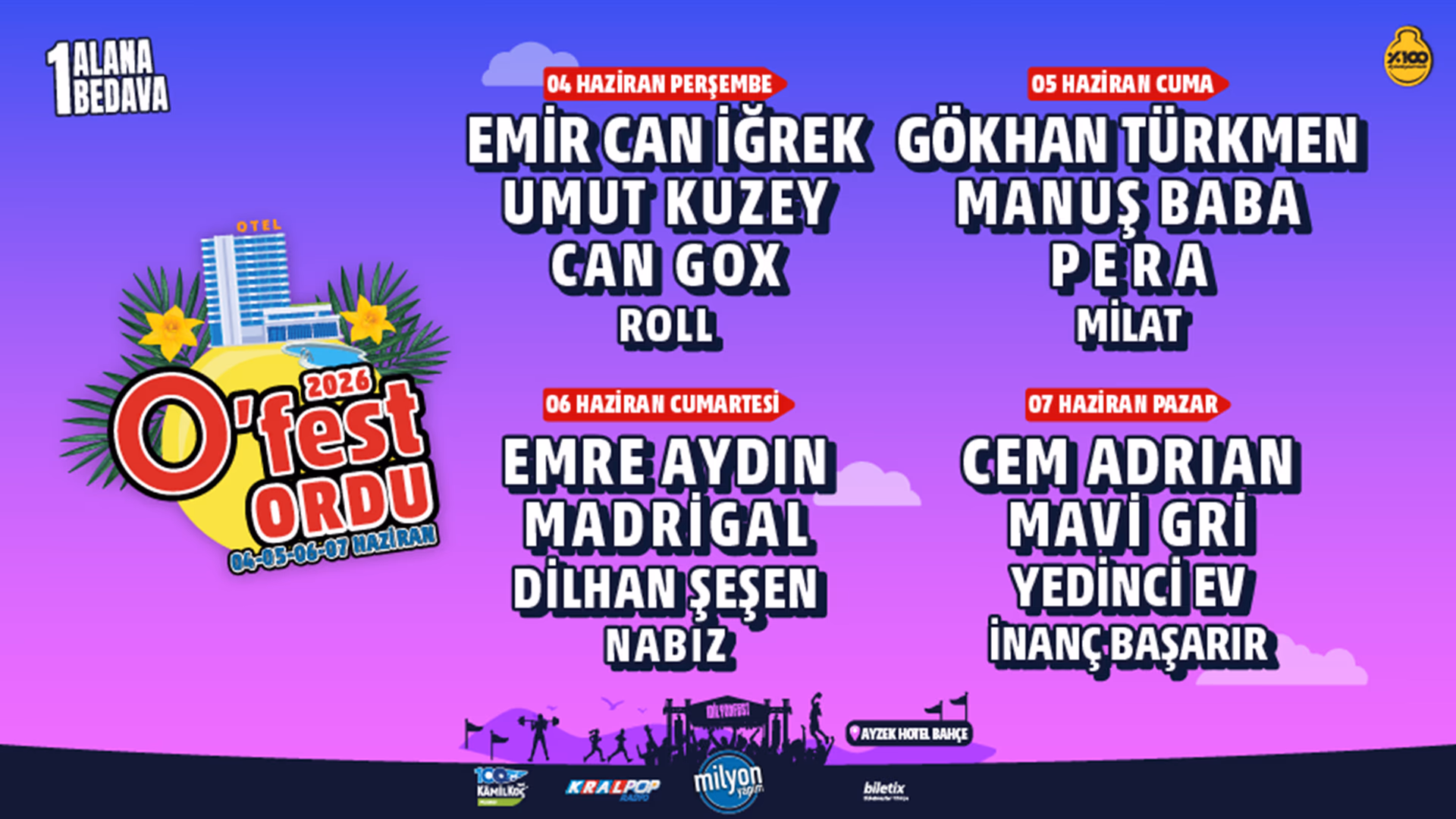 Ofest Ordu - VIP Kombine