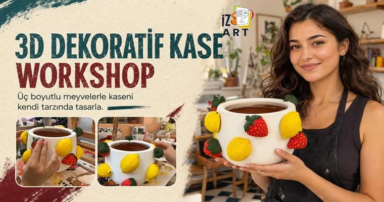3D Dekoratif Kase Tasarım Atölyesi