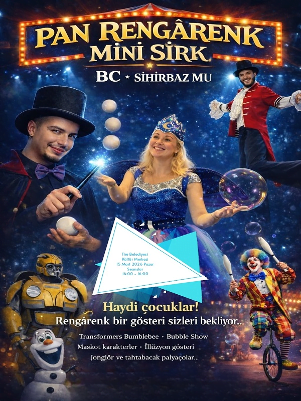 Pan Rengarenk Mini Sirk Gösterisi