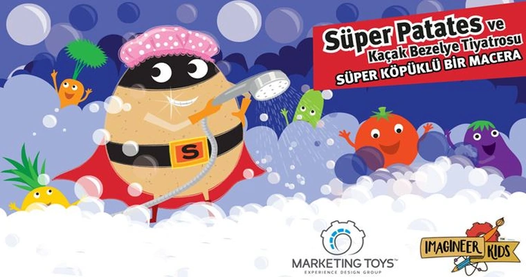 Süper Patates ve Kaçak Bezelye Süper Köpüklü Bir Macera
