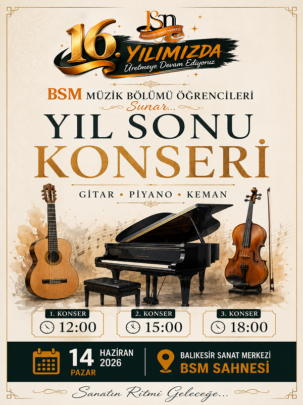 BSM 16. Yıl Sonu Konseri