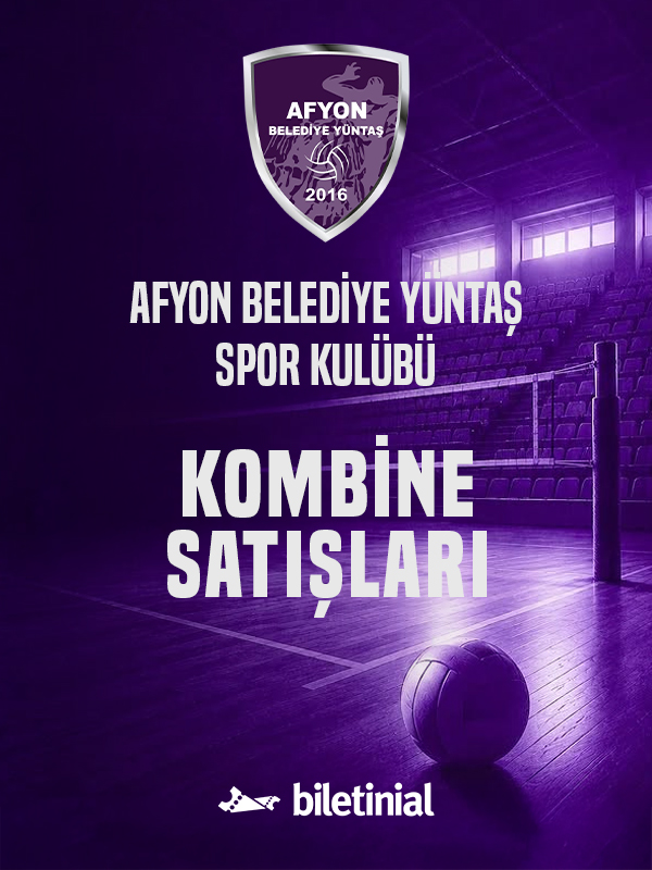 Afyon Belediye YÜNTAŞ Spor Kulübü Yeni Sezon Kombine Satışı
