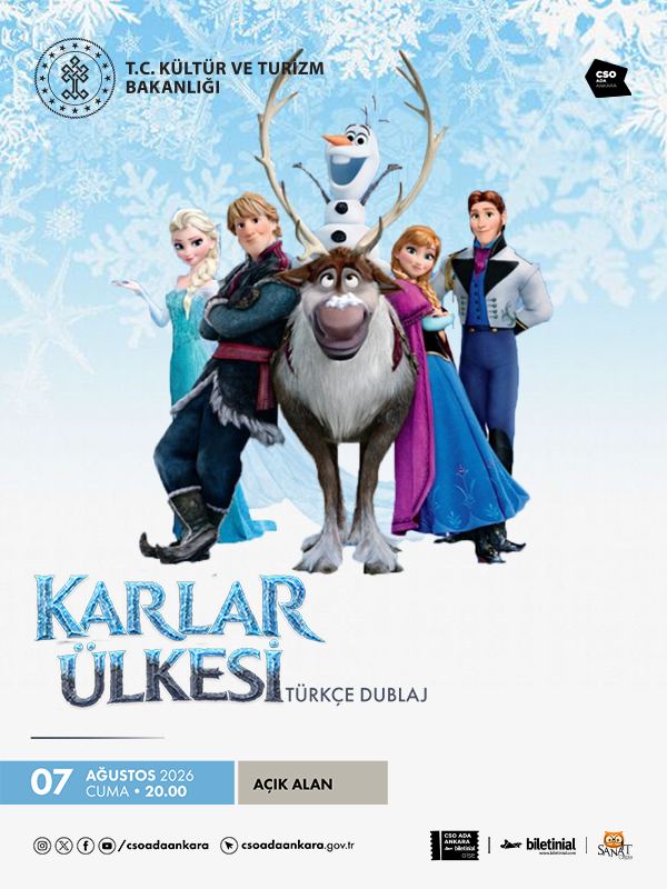 Açık Hava Sineması - Frozen / Karlar Ülkesi (Türkçe Dublaj)