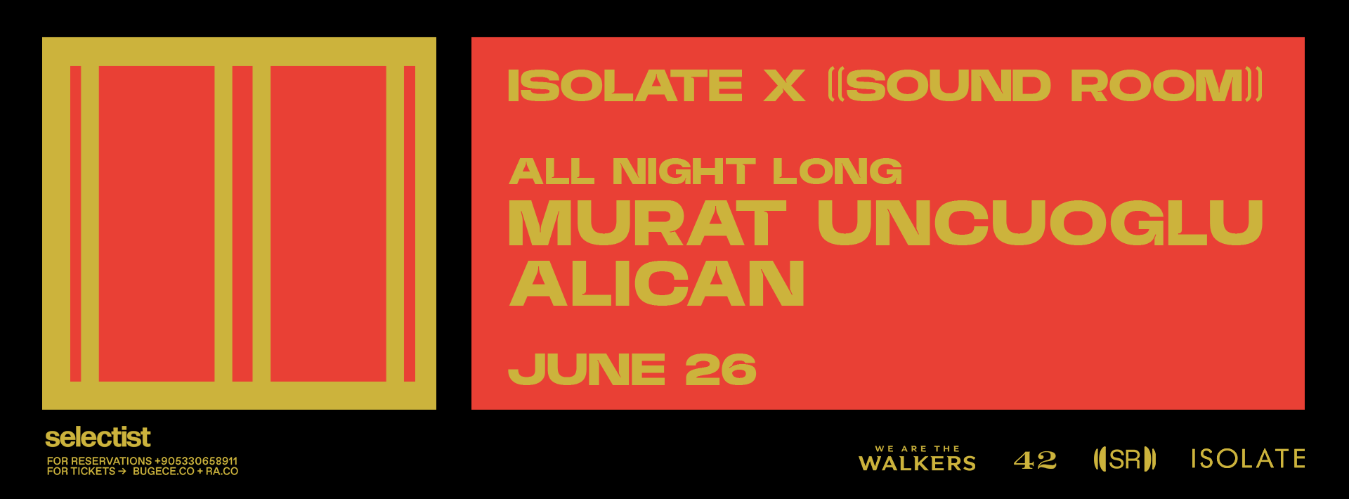 Isolate: Murat Uncuoglu b2b Alican