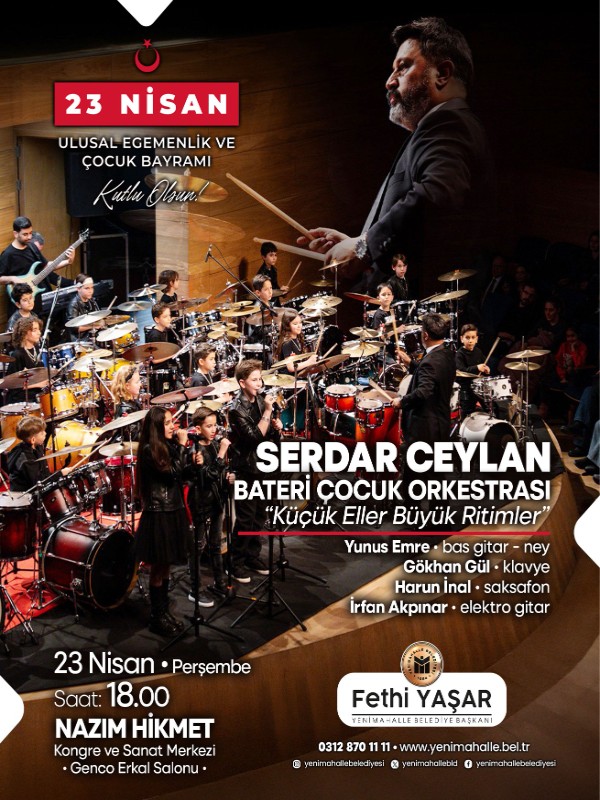 23 Nisan Ulusal Egemenlik ve Çocuk Bayramı Konseri
