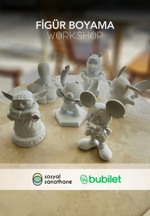 3D Figür Boyama Workshop: Sosyal Sanathane İzmir | Etkinlik Takvimi