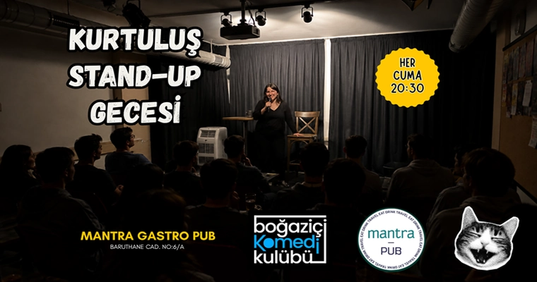Kurtuluş Stand-up Gecesi - Boğaziçi Komedi Kulübü