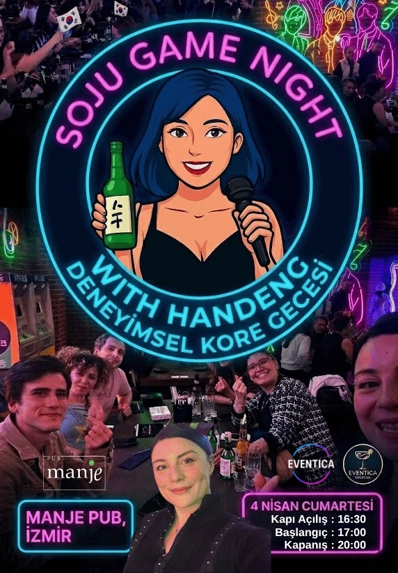Soju Game Night with Handend Deneyimsel Kore Gecesi