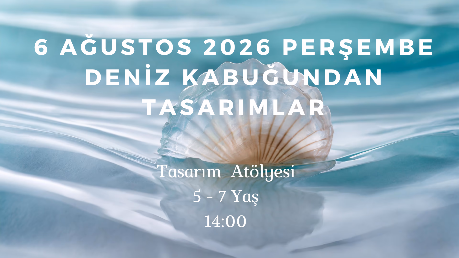 Deniz Kabuğundan Tasarımlar 5-7 Yaş