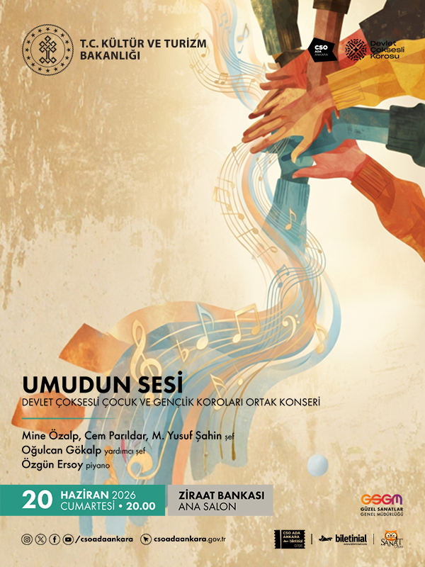 Devlet Çoksesli Çocuk ve Gençlik Koroları Ortak Konseri - Umudun Sesi