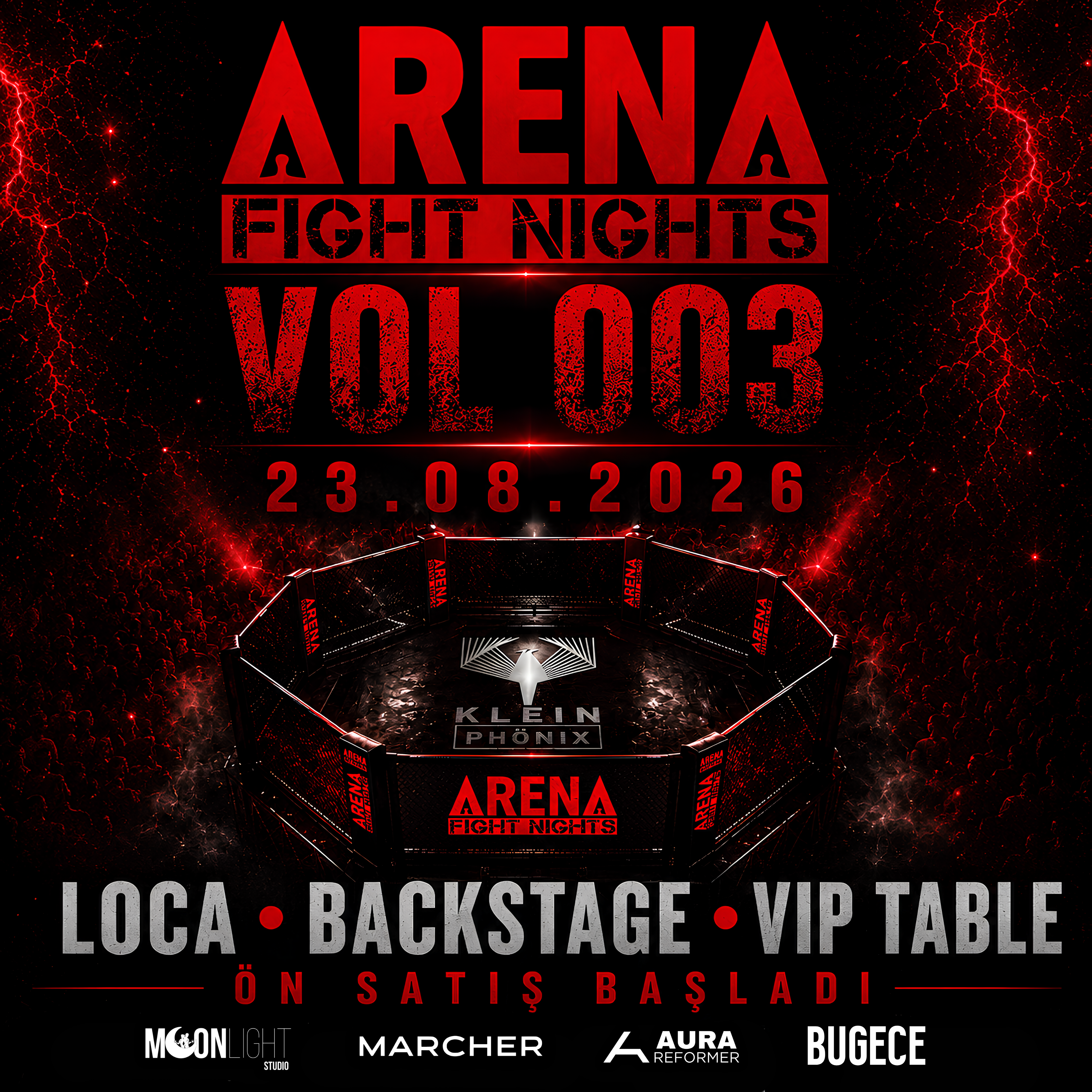 Arena Fight Nights — AFN VOL.003 - VIP BOOKINGS