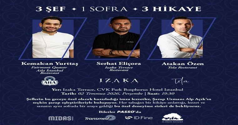 3 Şef  1 Sofra 3 Hikâye