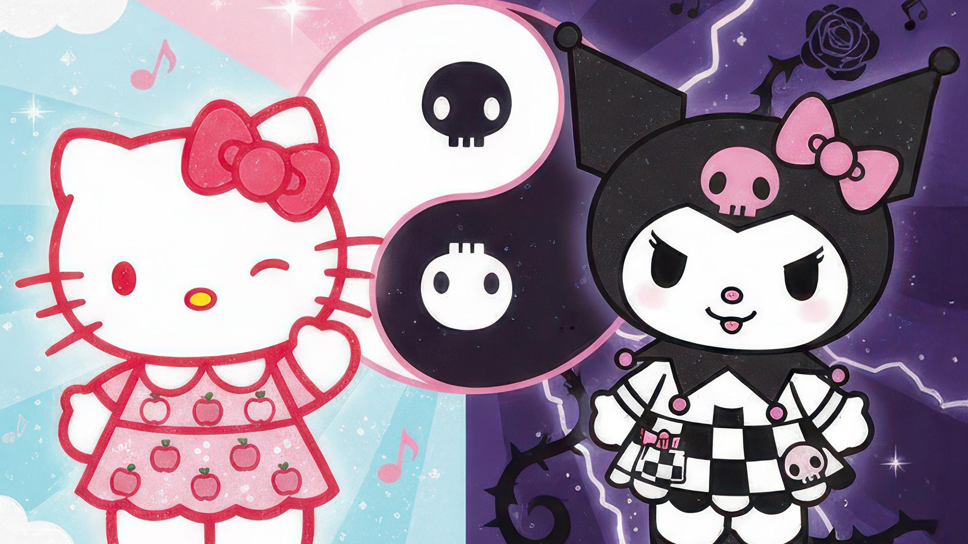 Hello Kitty ve Kuromi
