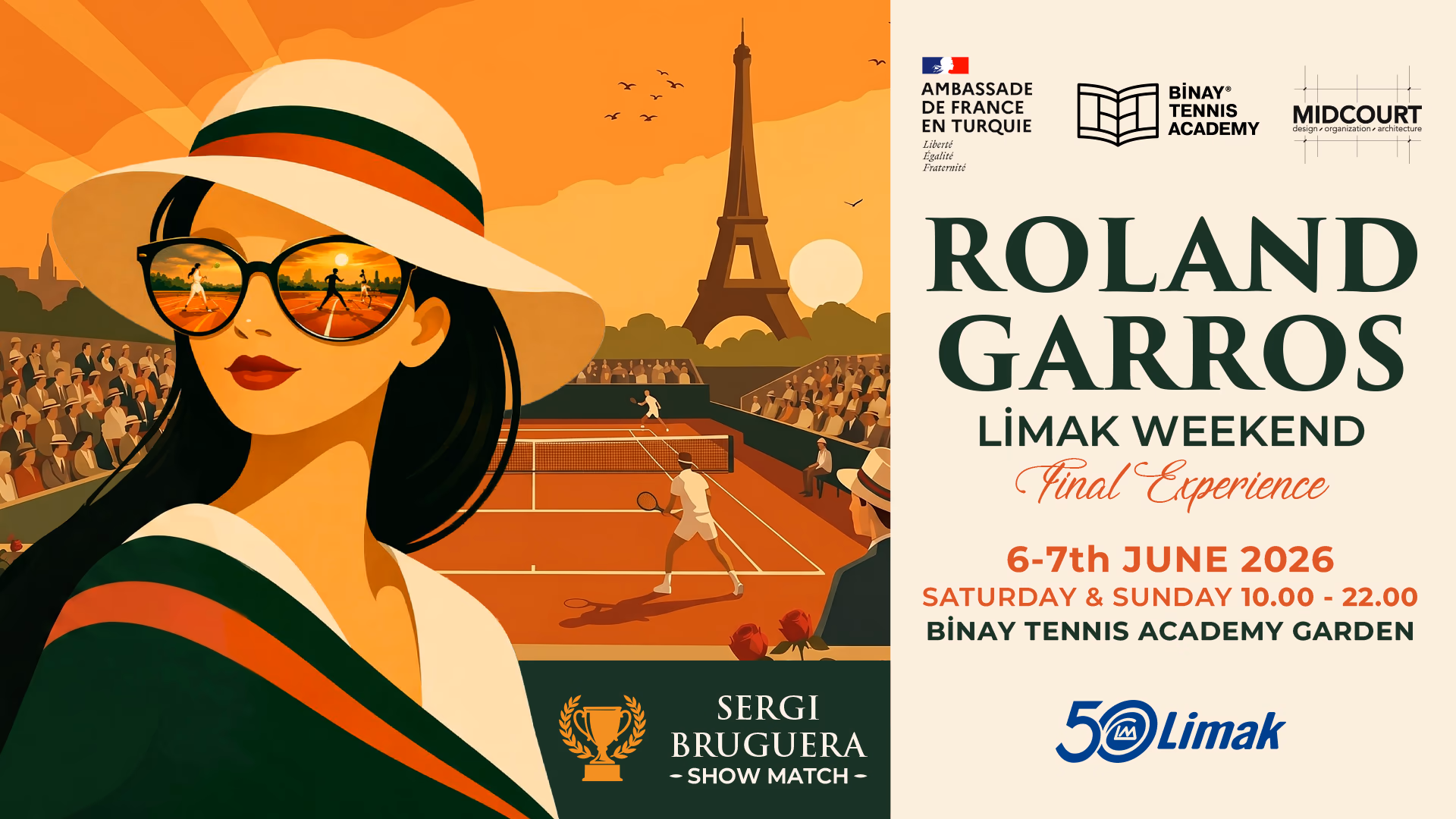 Roland Garros Limak Weekend - Kombine
