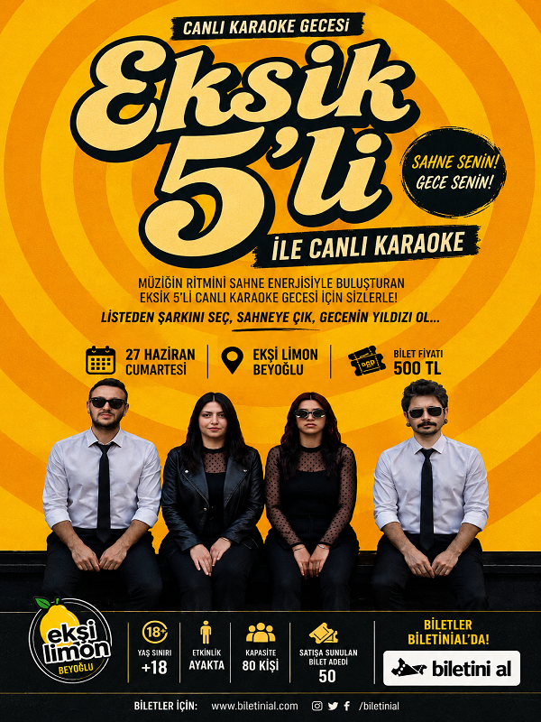 Eksik 5'li ile Canlı Karaoke