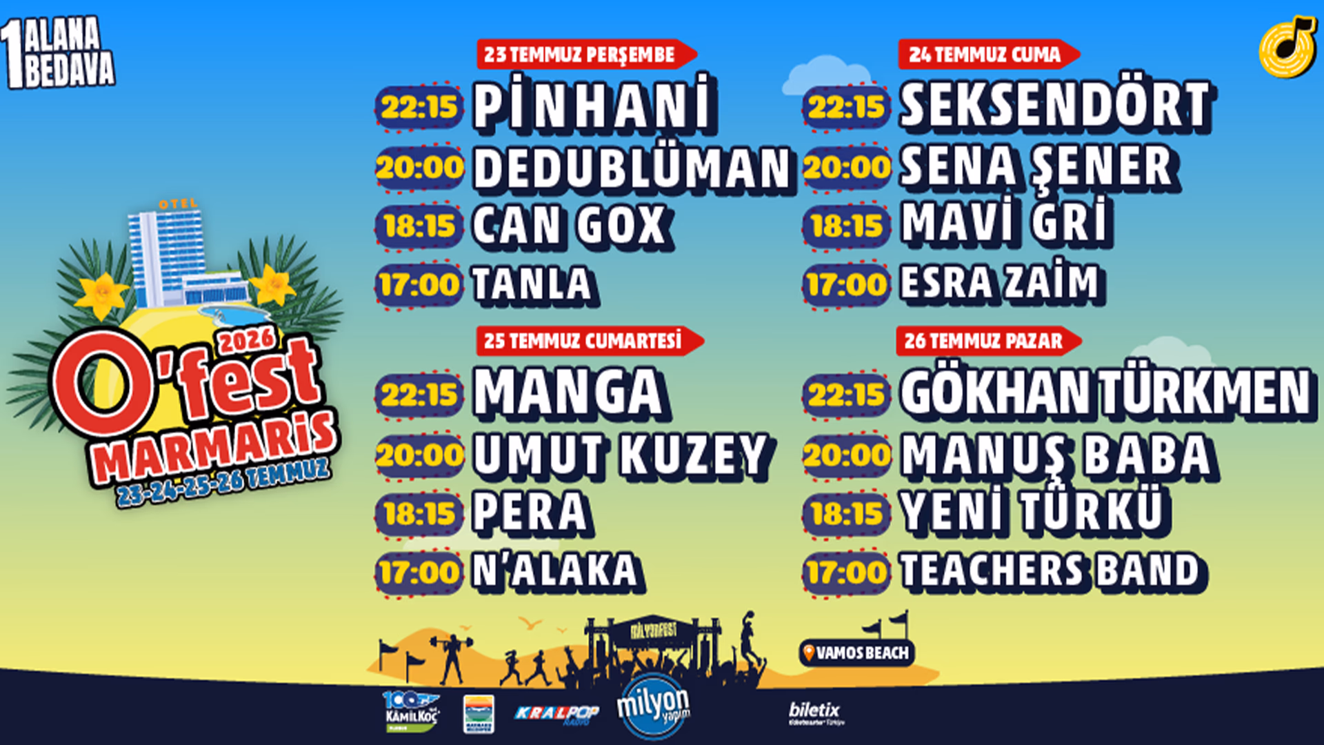 Ofest Marmaris - Cumartesi