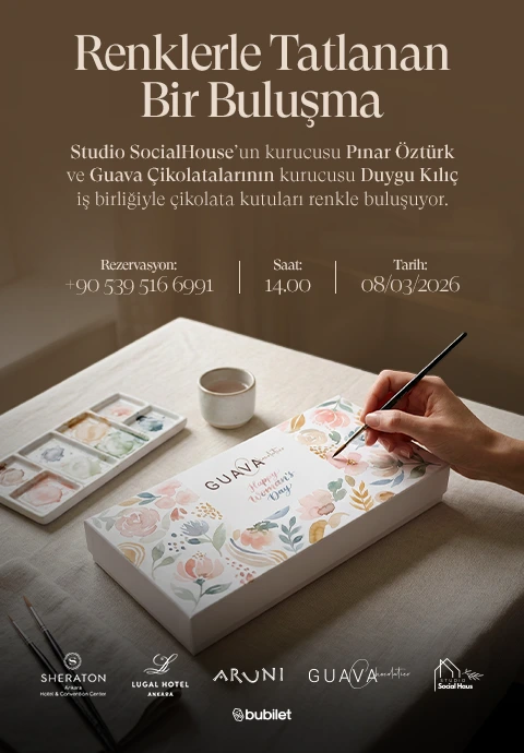 Renklerle Tatlanan Bir Buluşma - Çikolata Kutusu Boyama