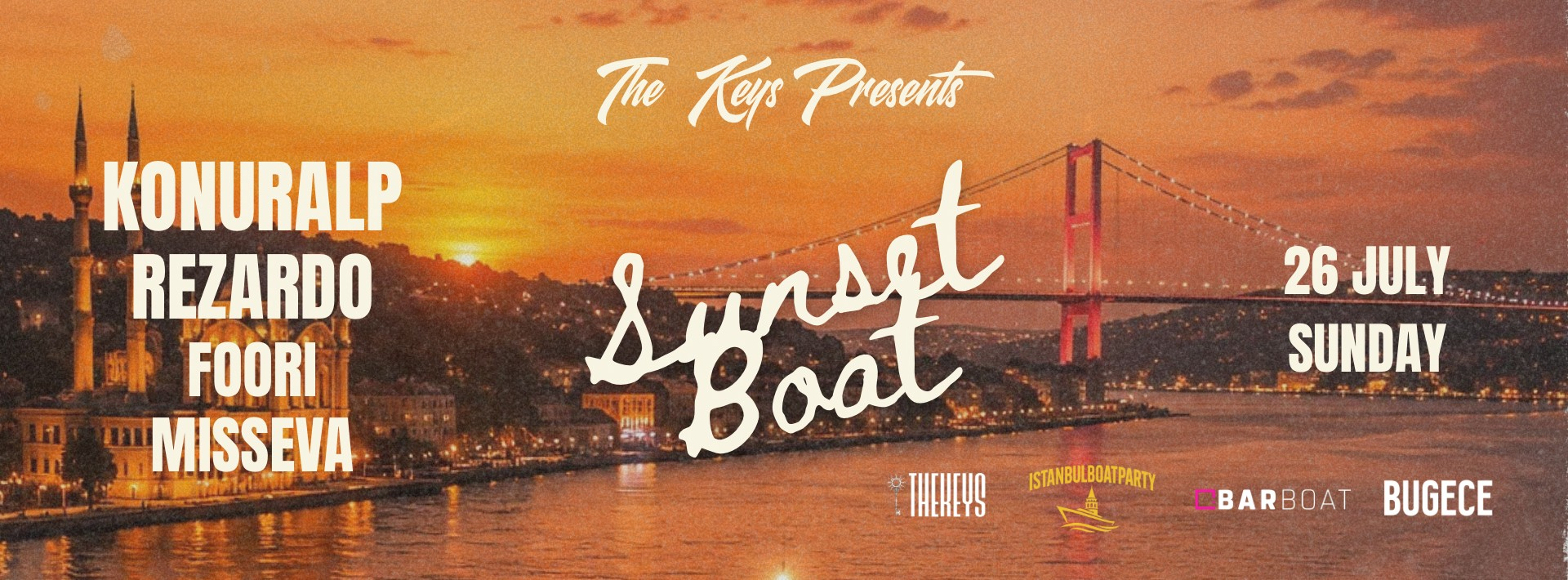 THE KEYS PRESENTS: SUNSET BOAT